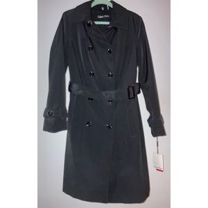 Calvin Klein Belted Trench Coat -  NWT